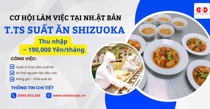 THỰC TẬP SINH SUẤT ĂN TẠI SHIZUOKA